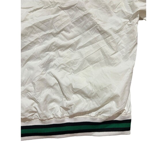 Raw blue Y2k satin bomber jacket embroidered Sz XL - Picture 15 of 16